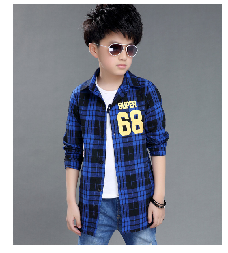 Chemise garcon à manche longue - Ref 2077061 Image 20