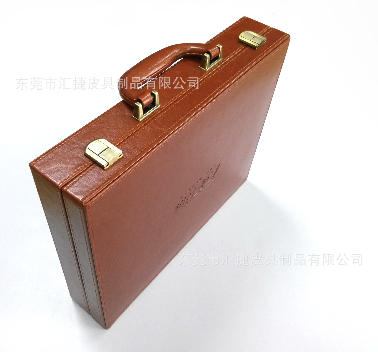 厂家直销高档皮面交房箱A4业主交房箱交房钥匙箱售楼箱可做logo