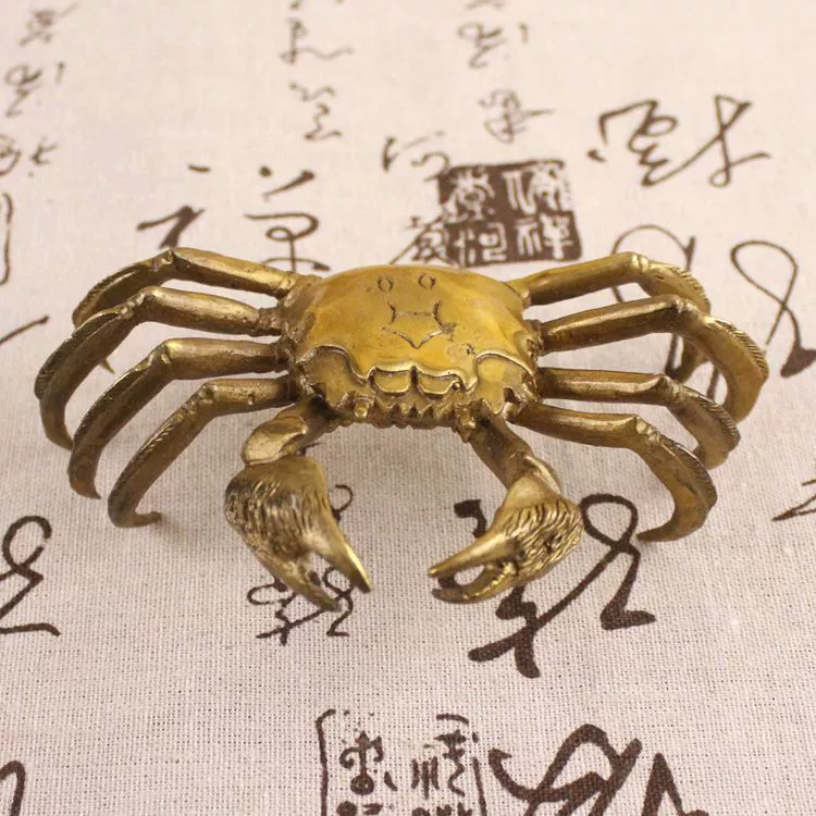 Морские бронзовые медные крабы изделия Hengjiangjun домашняя декоративная отделка