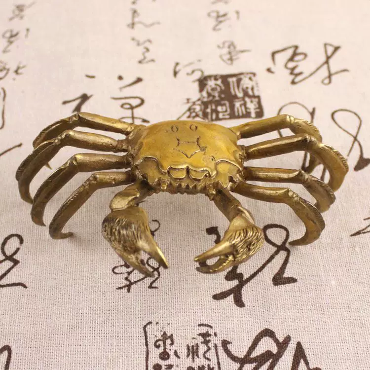 Морские бронзовые медные крабы изделия Hengjiangjun домашняя декоративная отделка