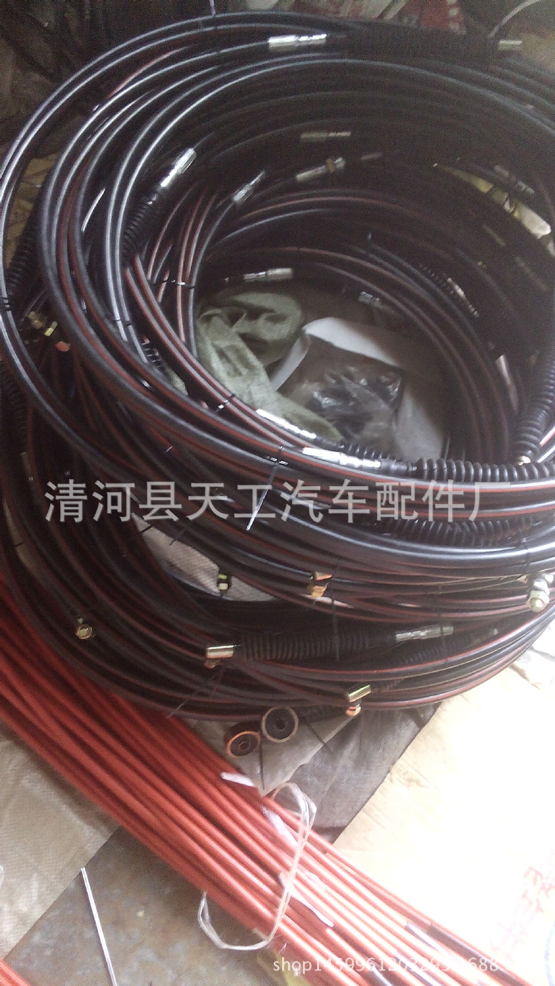 各种工程车控制拉线