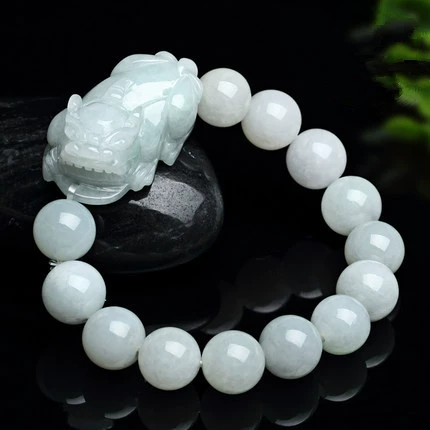 Пласти jade Myanmar, браслет из Emerald, круглые бусины