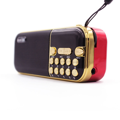 便攜式迷妳 多功能老人插卡插U盤收音機 老年人MP3播放器唱戲機