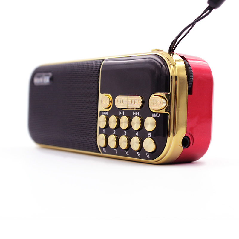 便攜式迷妳 多功能老人插卡插U盤收音機 老年人MP3播放器唱戲機