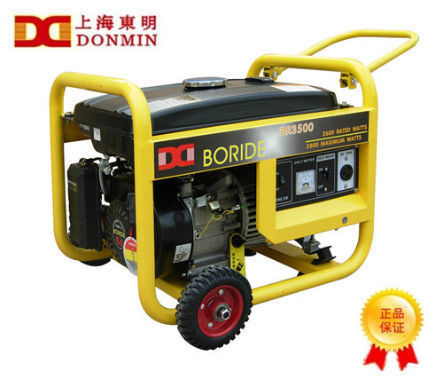 批发上海东明汽油发电机，BR3500汽油发电机，伯瑞德汽油发电机
