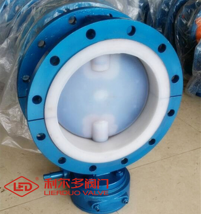 供应全衬半衬蝶阀 衬F4衬F46 衬氟法兰蝶阀