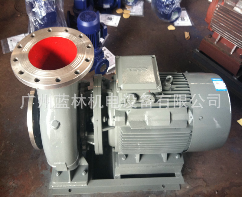 IHW、ISWH50-200型卧式离心管道泵水泵 5.5KW卧式管道离心泵