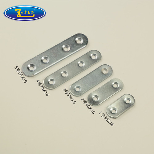 Loud and thickened cold-rolled steel one-word corner code, straight strip fixed corner code, furniture hardware accessories, iron straight piece, straight code