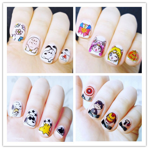 Delis Brand Cartoon Watermark Sticker Decal Nail Sticker Korean Nail Art Sticker Dls365-382