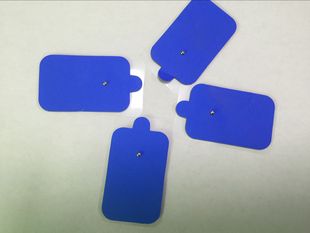 Factory wholesale digital meridian massage instrument household physiotherapy instrument accessories White blue adhesive electrode patch