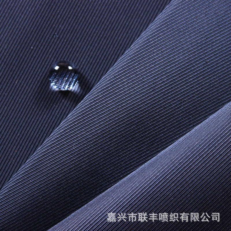 热销75D骑兵斜仿记忆PU涂层 防水防风抗撕裂风衣夹克冲锋衣面料