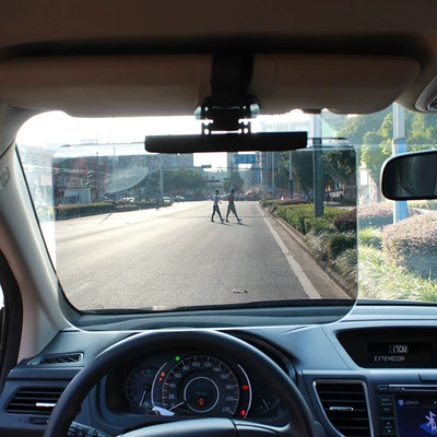 Sun shade visor anti-glare mirror SUV