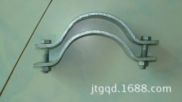 河北抱箍厂家现货供应159电力抱箍  电线杆抱箍