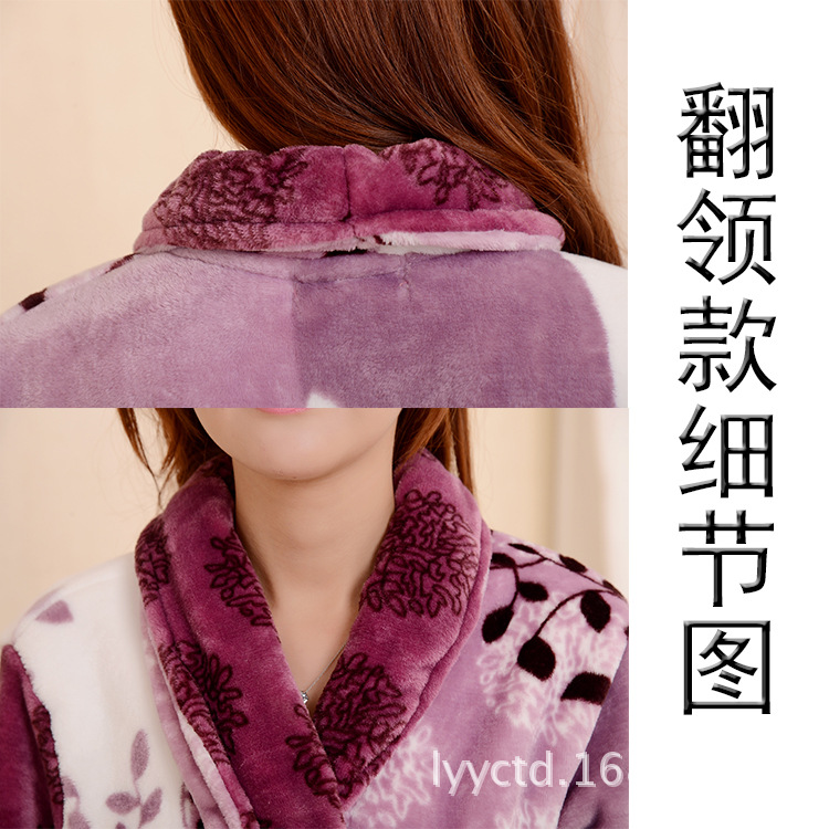 Peignoir flanelle longue - Ref 590921 Image 30