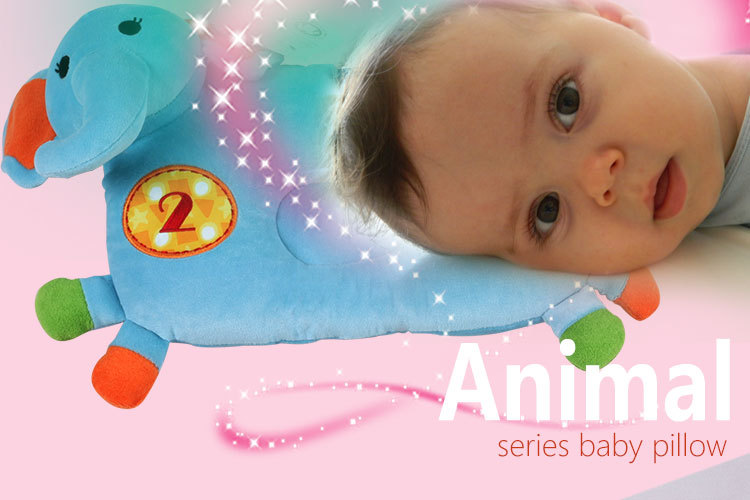 多功能嬰兒定型枕頭可愛卡通動物造型兼顧寶寶仰臥和側臥產地貨源