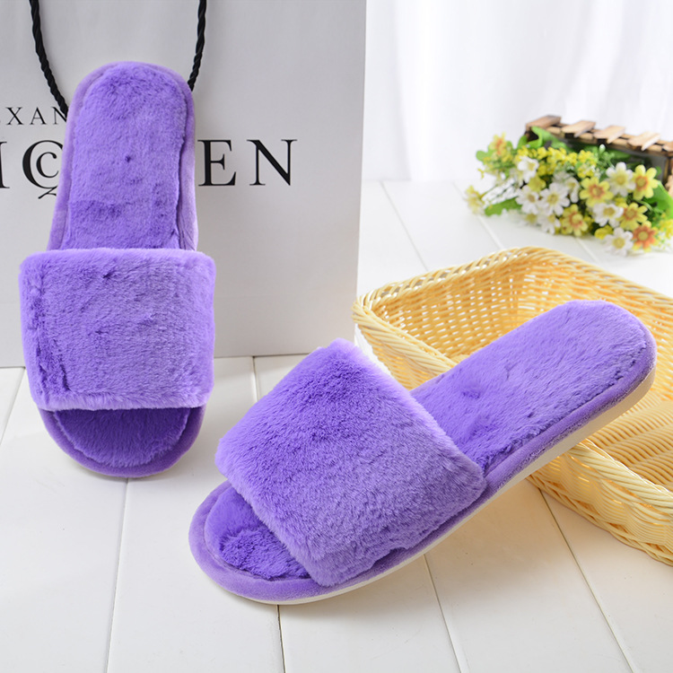 Pantoufles enfants en suède pour hiver - Ref 1012490 Image 14