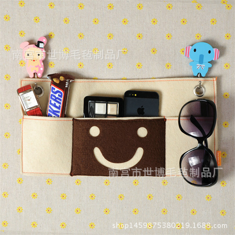 提供高档优质创意家居收纳包 时尚家居手拿包 可折叠毛毡收纳包