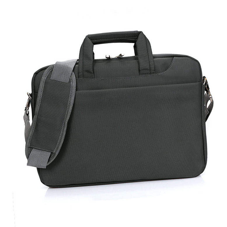 工厂定制男士单肩公文包斜挎轻便防水尼龙布笔记本电脑包14寸15寸