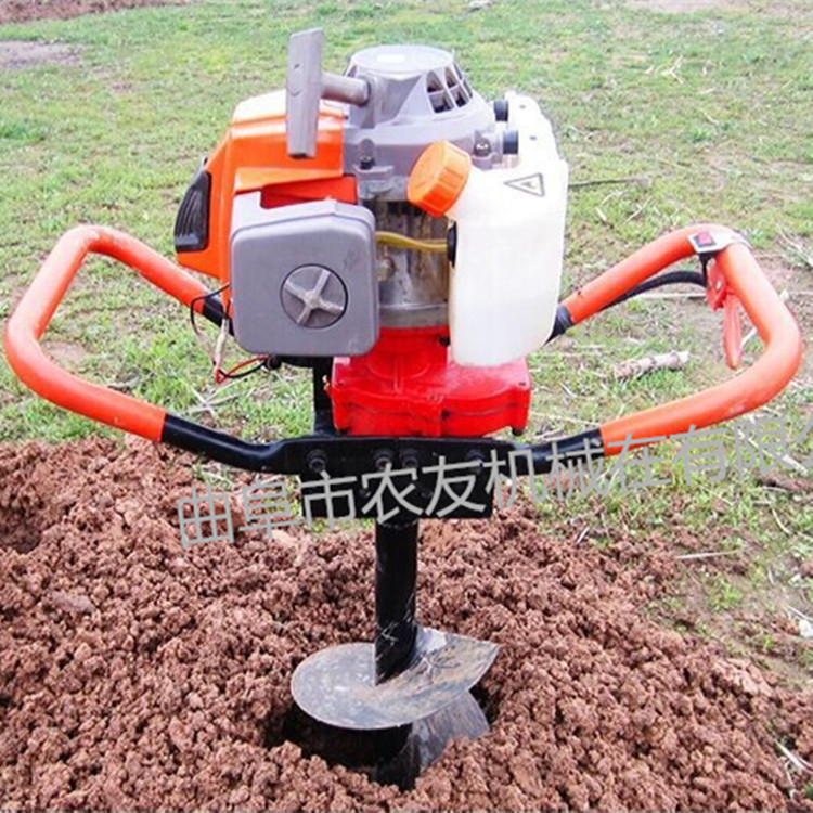果园施肥打孔机 汽油挖坑机 植树挖坑机厂家图片