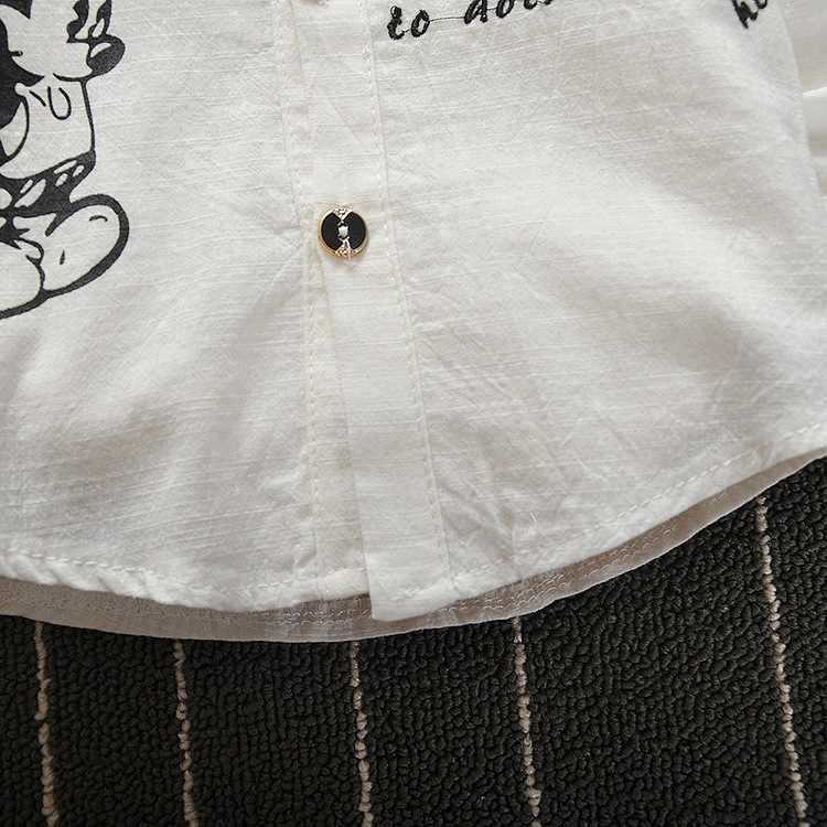 Chemise garcon à manche longue - Ref 2075820 Image 22