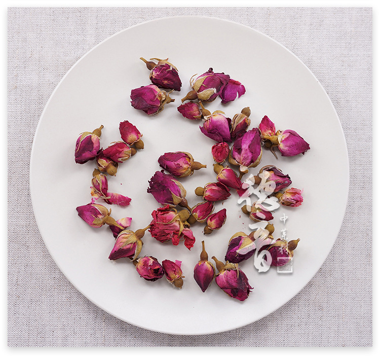 Dried Chinese Rose Flower Buds Yue Ji Hua 500g Loose Herbal Tea for Infusions and Blends quality and texture
