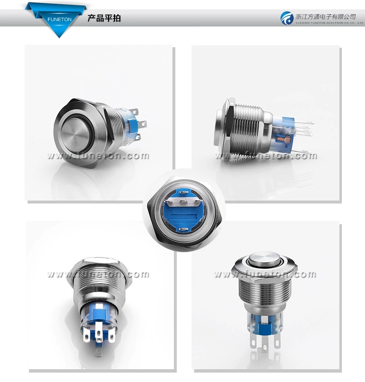Lamp, waterproof metal button, switch key, 22mm