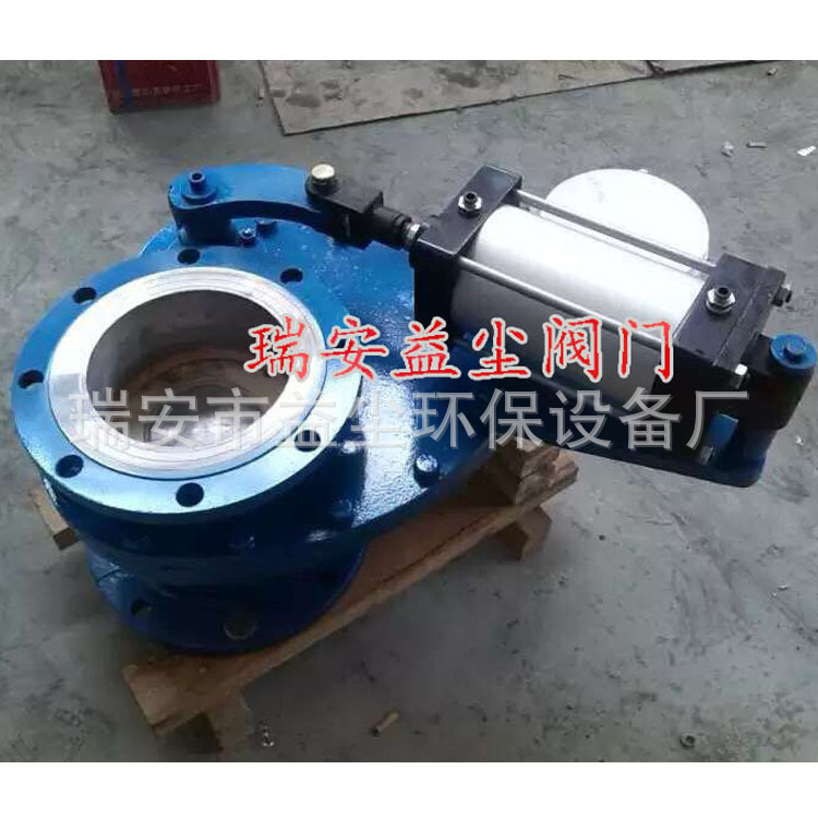 温州生产气动摆动阀DN150 气动陶瓷摆动进料阀 陶瓷圆盘阀平移阀