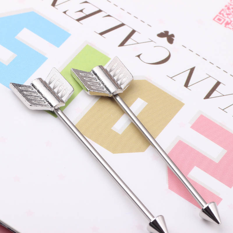 Industrial Ear Studs Cartilage Piercing Jewelry Stainless Steel Ear Expander BODY JEWELRY detail image 10