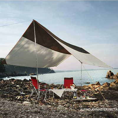 Canopy Rainproof Sunscreen Hexagonal – Çadırlar - grey-500450cm-5-8-people