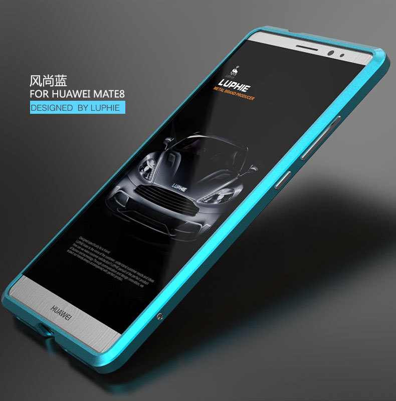 Luphie Blade Sword Slim Light Aluminum Bumper Metal Shell Case for Huawei Mate 8