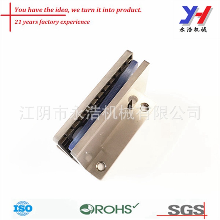 不锈钢门夹、90度玻璃搭扣锁