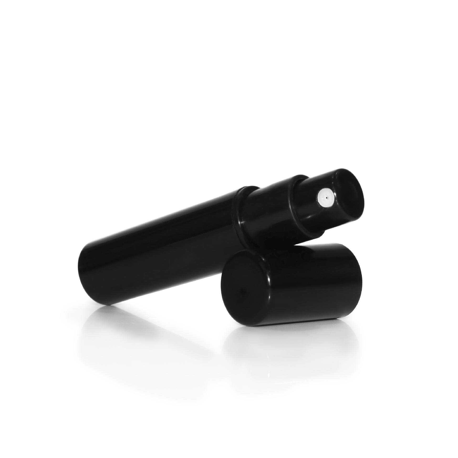 3ml black White plastic Spray Bayonet Perfume bottle Separate bottling Repeat Use