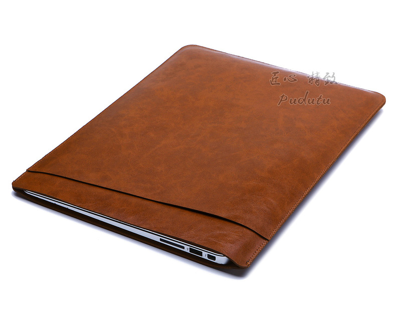 Leather Case Factory Small Batch Customization Suitable for Apple Samsung Huawei Laptop Liner Bag Leather Case Logo