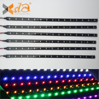 Manufactor Direct selling automobile LED Decorative lights 30CM 15SMD 3528 Soft light SMD light bar Eyebrow lights