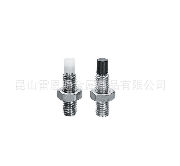 米思米带聚氨酯止动螺栓直杆型USS4-10/USS5-25/USS6-20/USS10-70