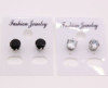 Men's shiny zirconium, magnetic earrings, strong magnet, Korean style, no pierced ears, wholesale