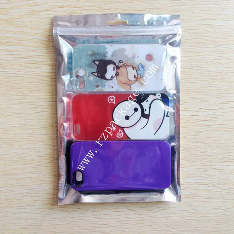镀铝阴阳骨封口袋/自封袋/手机配件袋/镀铝拉链16cm*24cm