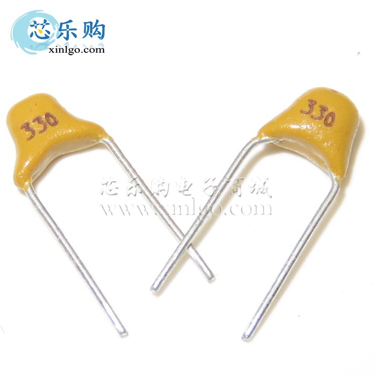 独石330K 33PF 50V 间距5.08MM 独石电容