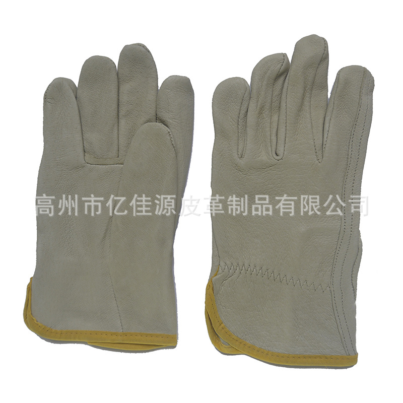 出口 猪皮手套 全皮 司机骑行驾驶劳动工作皮 手套