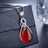 Platinum stone inlay, agate high-end pendant