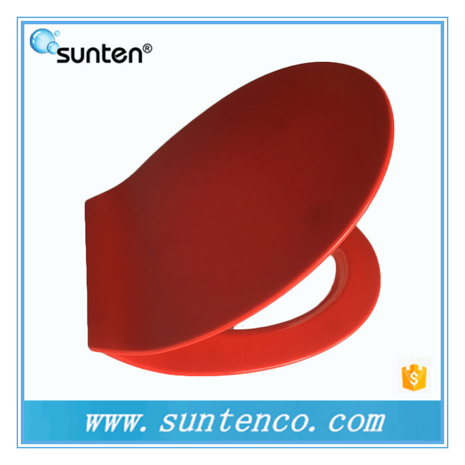 SU008red toilet seat