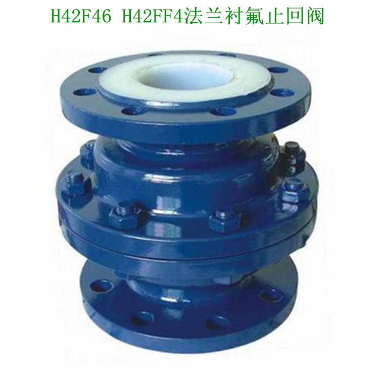 H42F46衬氟止回阀 H42F4耐腐蚀止回阀 H44F46止回阀 H44F4止回阀