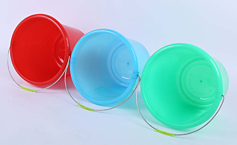 厂家直销加厚塑料桶 耐摔多颜色塑料水桶 量大可印logo塑料桶