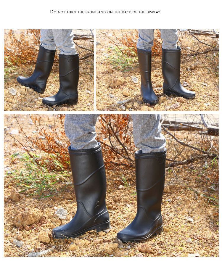 Chaussures - bottes caoutchouc homme pour printemps - semelle tendon - Ref 963159 Image 19