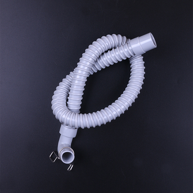 新款洗衣机洗碗机排水管PVC塑料管1.03米缠绕管塑料管 厂家供应