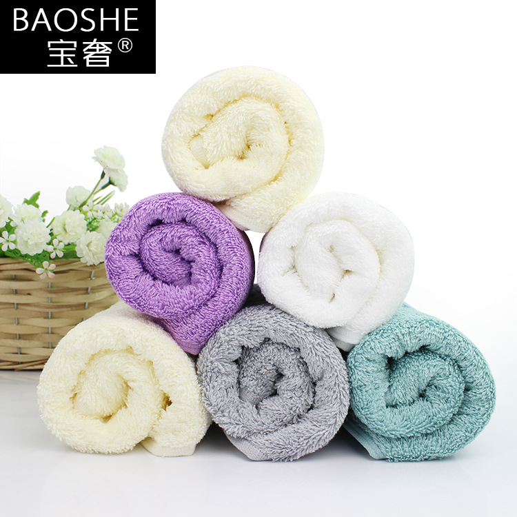 加厚毛巾純棉毛巾 埃及長絨棉毛巾面巾純色毛巾批發素色斷檔