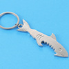 Shark, bottle opener, scalloped metal keychain, Birthday gift, wholesale