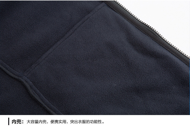 男士三合一两件套可脱卸大码冲锋衣