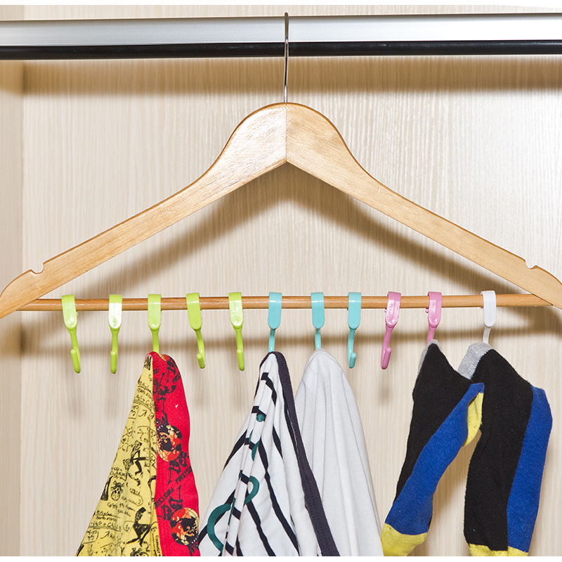 Multifunctional S-shaped Hook Creative Clothes Hanger Clothes Hook Cabinet S-shaped Hook Clothes Hook 10 Pieces