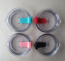 工厂直销 20oz 30oz 雪人杯盖子 防溢防溅开关盖 ABS yeti 防水